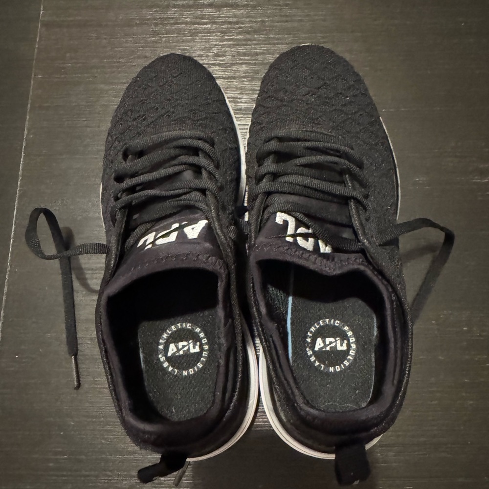 APL Black Athletic Knit Shoes
